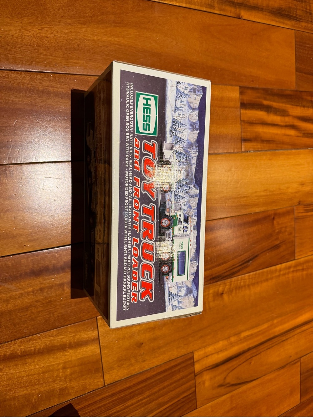 HESS Toy Truck Light Loader in White and Green